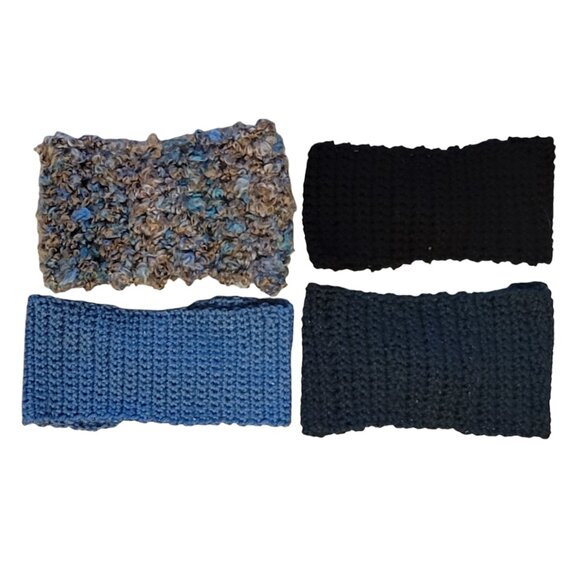 Bundled Lot of 4 Handmade Crochet Twisted Ear Warmers/Headbands NEW - Picture 2 of 8